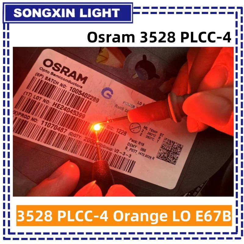 PLCC-4    Ʈ LED ̵, SMD  LO E67B LOE 3528 PLCC-4  LED 606nm, 20 